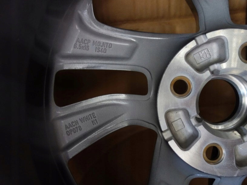 1x Alufelge 16 Zoll 6.5" 4x100 40ET Glanz Grau OP078K1 Mg Corsa E Rim Wheel FEL5242988767uy