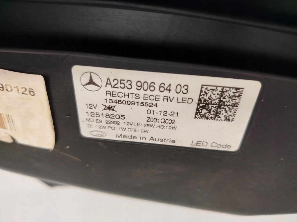 Frontscheinwerfer Mercedes-Benz Glc A2539066403 Full LED Rechts Headlight SCH6258278261jk