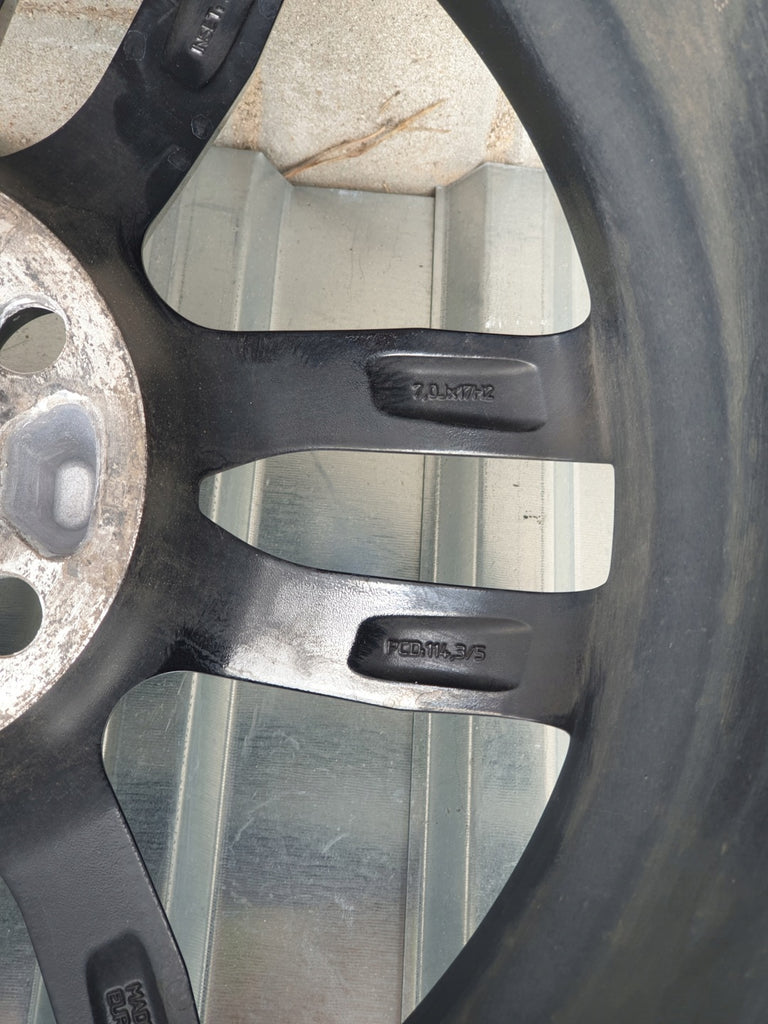 1x Alufelge 17 Zoll 7.0" 5x114.3 38ET MMDA06 Mitsubishi Lancer Outlander FEL7968131770wp