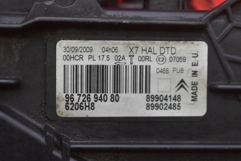 Frontscheinwerfer Citroën C5 9672694080 Rechts Scheinwerfer Headlight