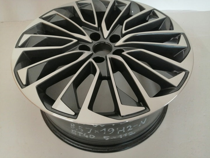 1x Alufelge 19 Zoll 8.5" 5x112 40ET Glanz 4K0601025BD Audi Rim Wheel FEL2464355176ug