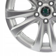 Laden Sie das Bild in den Galerie-Viewer, 1x Alufelge 17 Zoll 7.5" 5x112 49ET Glanz Silber 3T0601025D Skoda Superb FEL6441346413xo