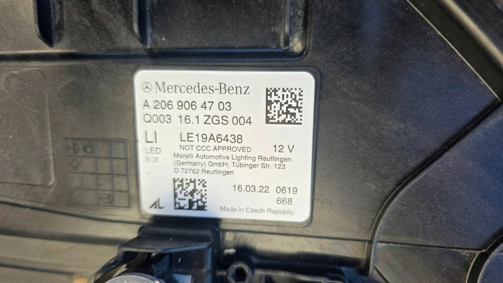 Frontscheinwerfer Mercedes-Benz W206 A2069064703 Links Scheinwerfer Headlight SCH9637677184nd