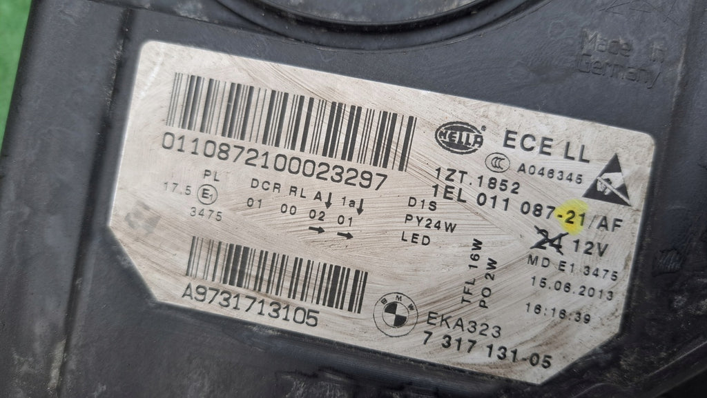 Frontscheinwerfer BMW 5 F11 F10 7317131-05 Bi-Xenon Links Scheinwerfer Headlight SCH5327273100yt