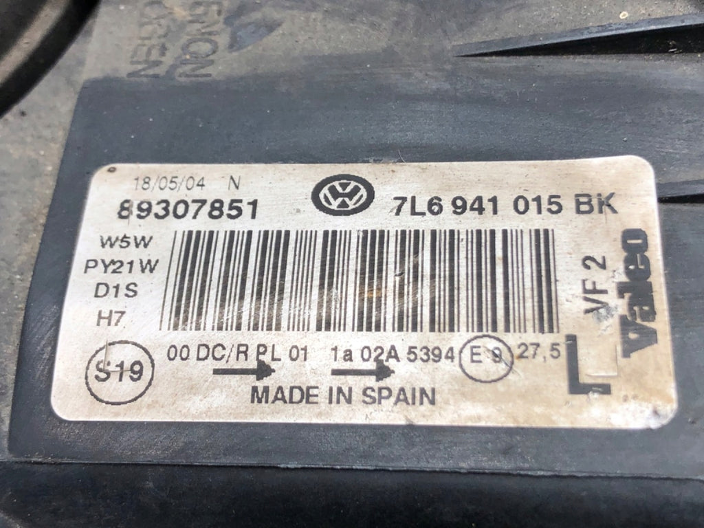 Frontscheinwerfer VW Touareg 7L6941015BK Links Scheinwerfer Headlight