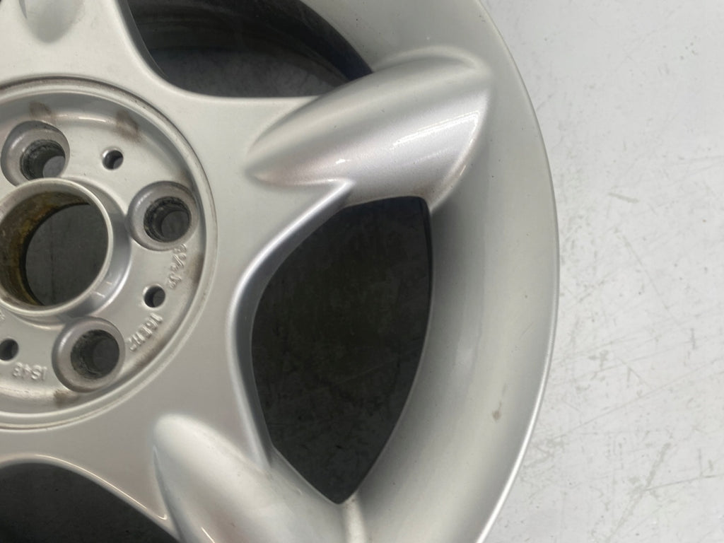 1x Alufelge 16 Zoll 6.5" 4x100 48ET Glanz Silber Mini R50 Rim Wheel FEL2300938827cu