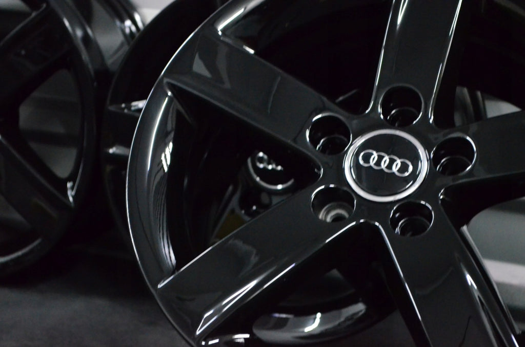 4x Alufelge 16 Zoll 7.0" 5x112 46ET Schwarz 8K0071496 Audi B6 B7 I Rim Wheel FEL1284471062so