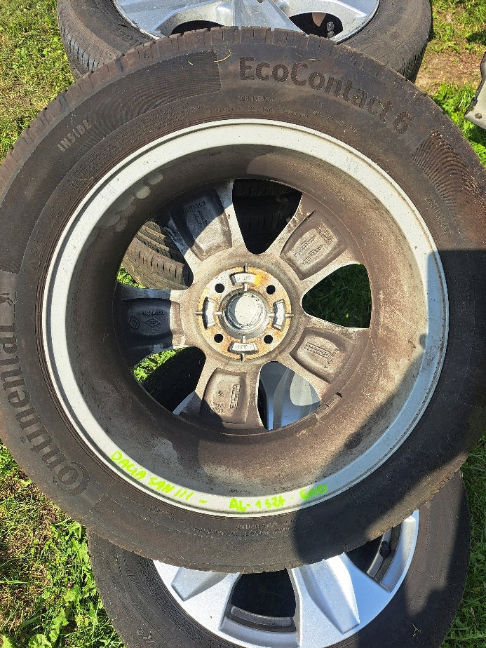 1x Alufelge 15 Zoll 5.5" 4x114.3 403009186R Dacia Sandero Rim Wheel FEL8270456095ed