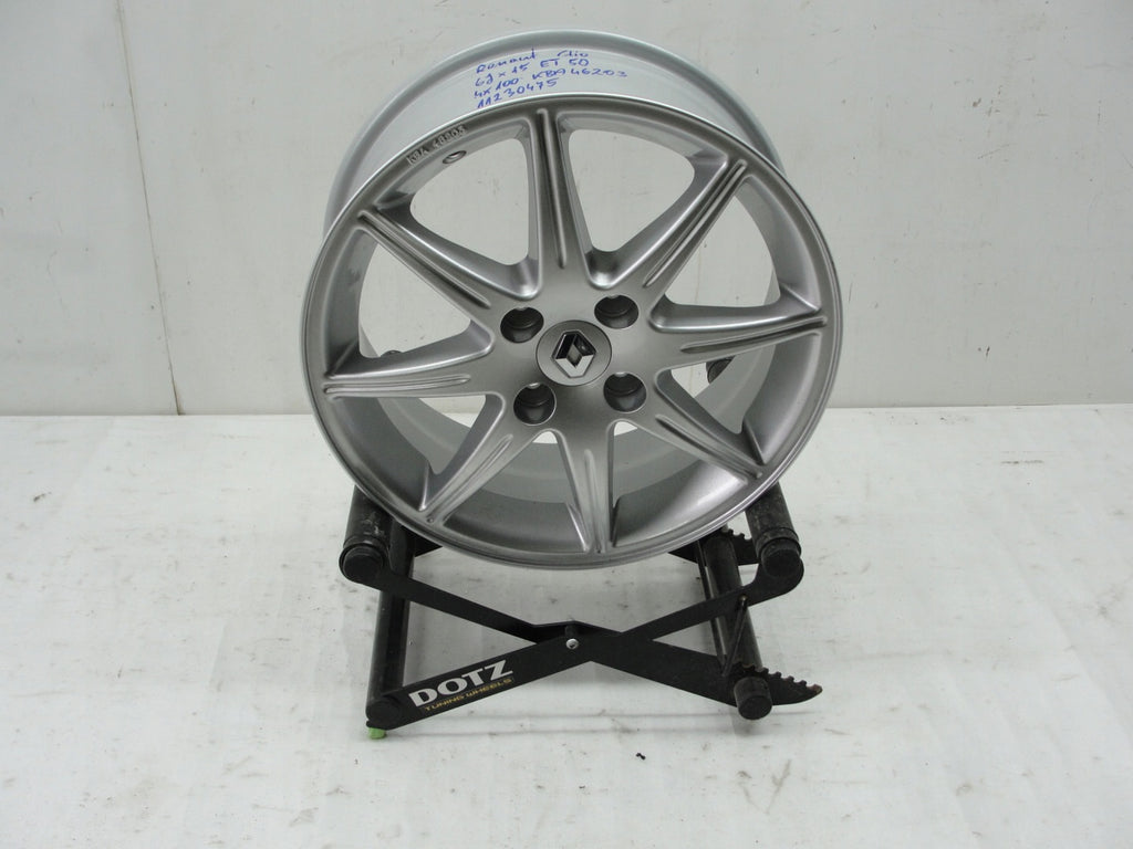 1x Alufelge 16 Zoll 6.0" 4x100 50ET Glanz Silber 11230475 Renault Clio 1 Iii FEL3261351943rs