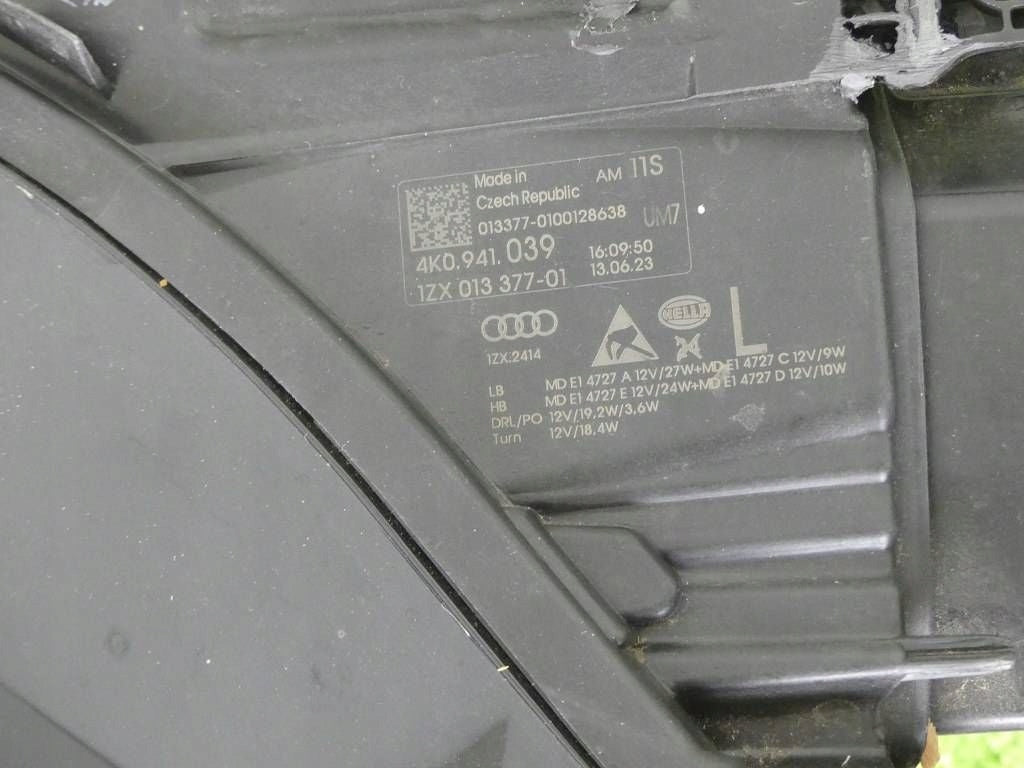 Frontscheinwerfer Audi A6 C8 4K0941039 Links Scheinwerfer Headlight