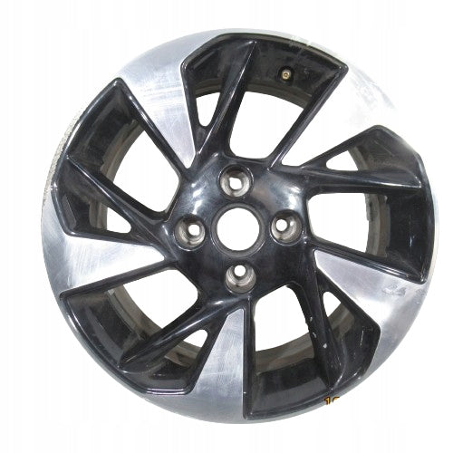 1x Alufelge 16 Zoll 6.5" 4x108 32ET Glanz 672044871, 9833892580, 93484566 Opel X
