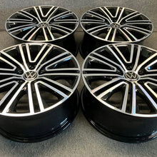 Laden Sie das Bild in den Galerie-Viewer, 4x Alufelge 18 Zoll 8.0" 5x112 44ET Glanz Schwarz 3AA601025L VW Passat B7 FEL3079932433ug