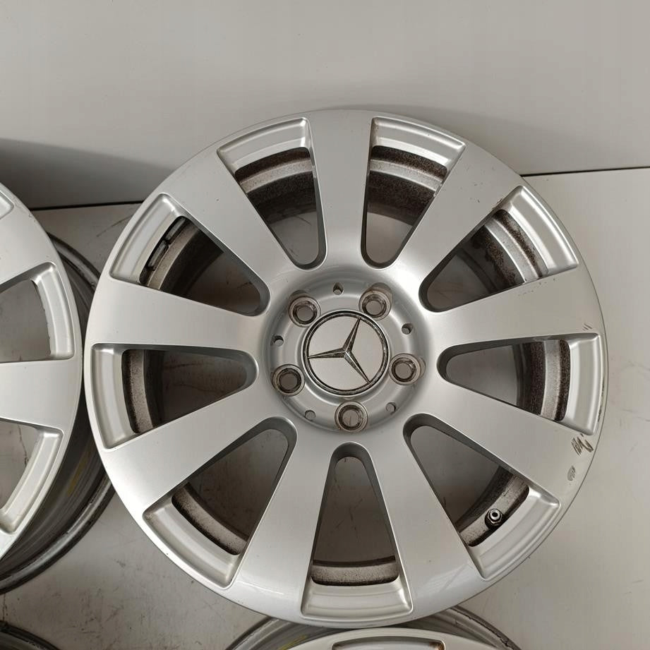 4x Alufelge 16 Zoll 7.0" 5x112 38ET Glanz Silber A2124010002 Mercedes-Benz W212 FEL5812353975ao