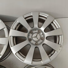 Laden Sie das Bild in den Galerie-Viewer, 4x Alufelge 16 Zoll 7.0" 5x112 38ET Glanz Silber A2124010002 Mercedes-Benz W212 FEL5812353975ao