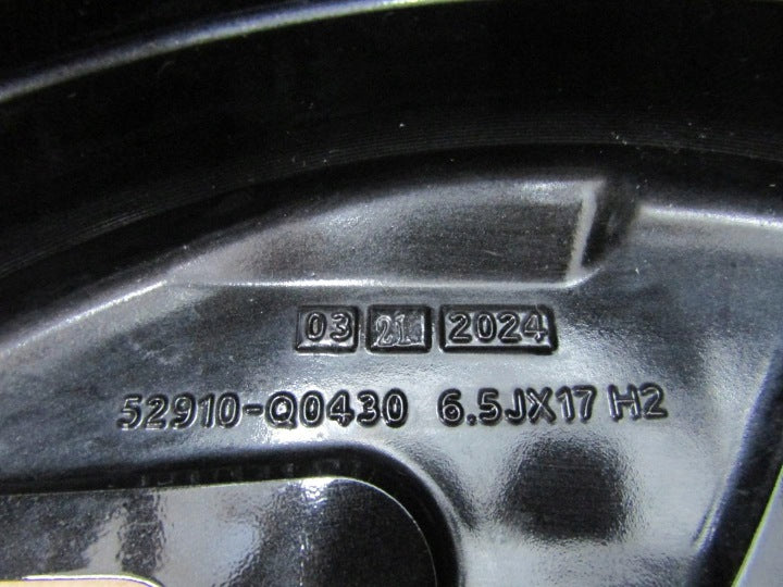 1x Alufelge 17 Zoll 6.5" 4x100 50ET 52910-Q0430 Hyundai Bayon Rim Wheel FEL6025790047va