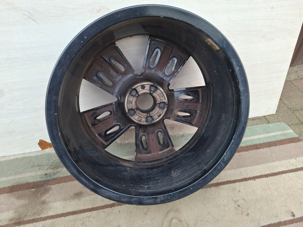 1x Alufelge 18 Zoll 7.5" 4x108 49ET Glanz Schwarz 9811635077 Peugeot 5008 I FEL6428728051lg