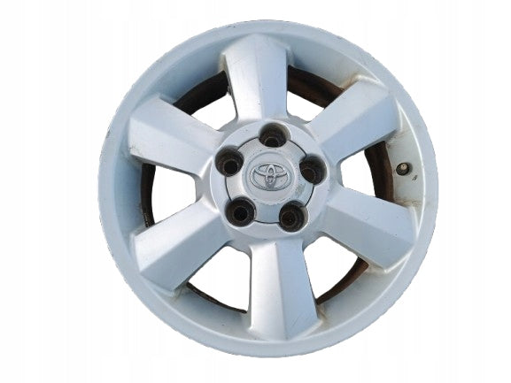 1x Alufelge 16 Zoll 6.5" 5x114.3 45ET Glanz Silber PZ406-X2671-ZC Toyota FEL1461070142et