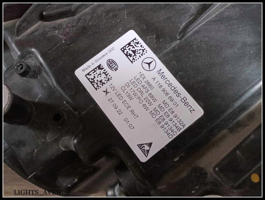 Frontscheinwerfer Mercedes-Benz Cla A1189066901 LED Links Scheinwerfer Headlight SCH5139678433ae