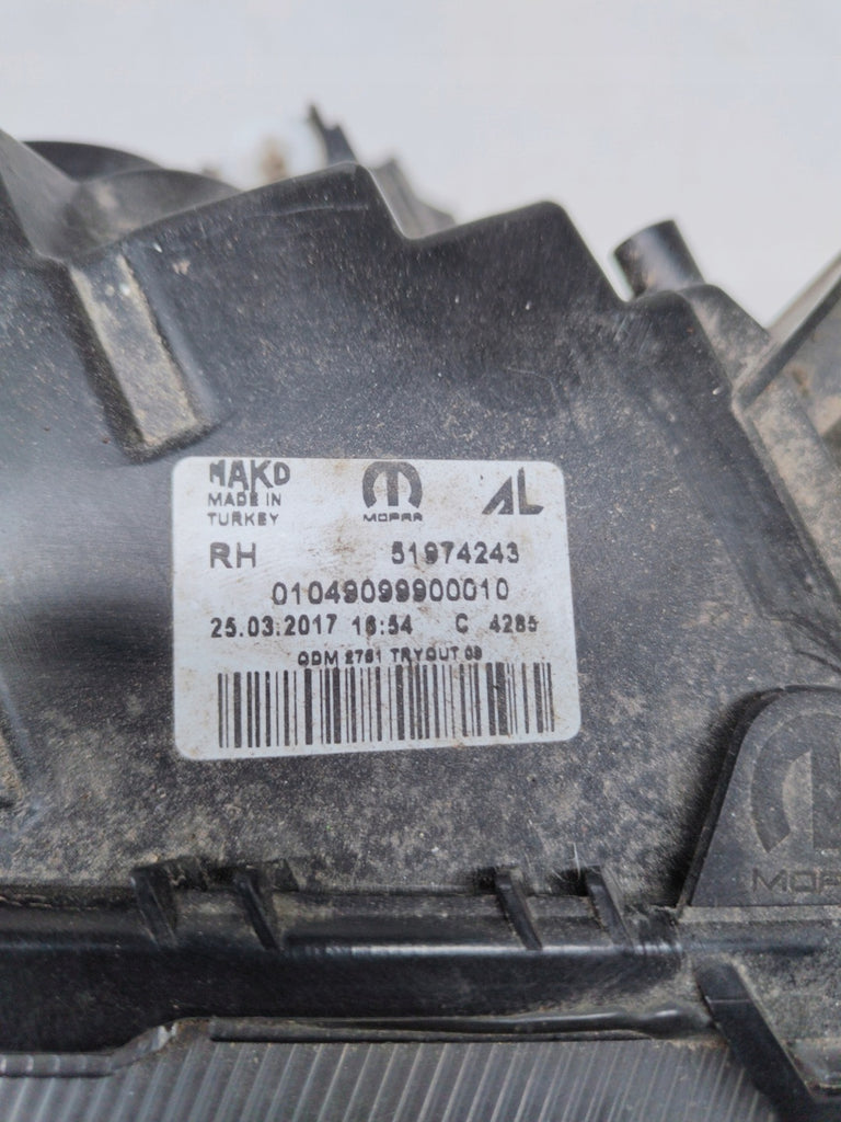 Frontscheinwerfer Fiat Doblo 51974243 Rechts Scheinwerfer Headlight SCH1982935420nl