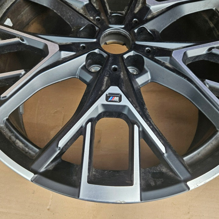 1x Alufelge 19 Zoll 8.0" 5x112 53ET Glanz Silber 5A45273 BMW 1 Rim Wheel FEL6402038464le