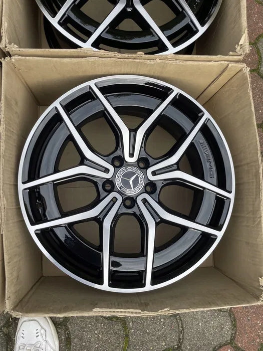 4x Alufelge 19 Zoll 7.5" 5x112 Glanz Schwarz A2064016700 Mercedes-Benz W206 FEL4562097871ys