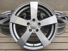 Laden Sie das Bild in den Galerie-Viewer, 4x Alufelge 17 Zoll 7.5" 5x112 35ET Glanz Silber KBA49291 Audi A4 B8 4 Rim Wheel FEL2373545120du