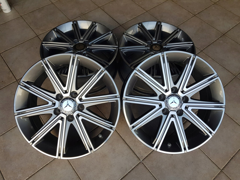 4x Alufelge 17 Zoll 7.5" 5x112 42ET A1724011402 Mercedes-Benz Slc Slk Rim Wheel FEL5866528192gh