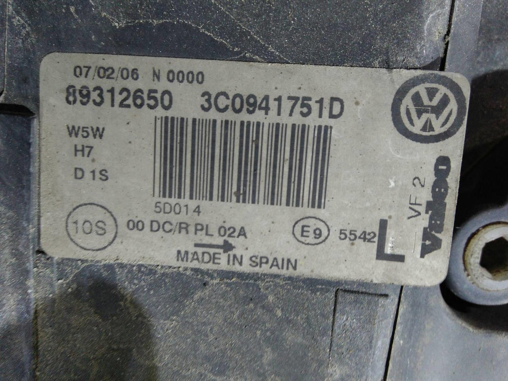 Frontscheinwerfer VW Passat 3C0941751D Xenon Links Scheinwerfer Headlight SCH8503762972qe