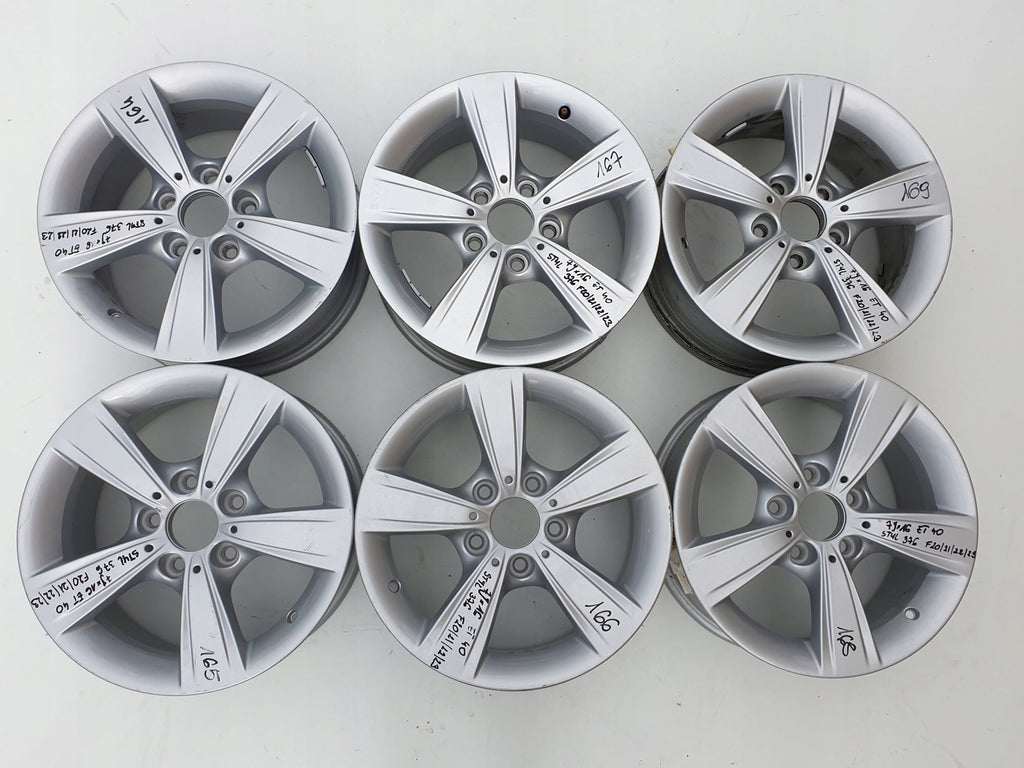 1x Alufelge 16 Zoll 7.0" 5x120 40ET BMW 1 F21 F20 Rim Wheel