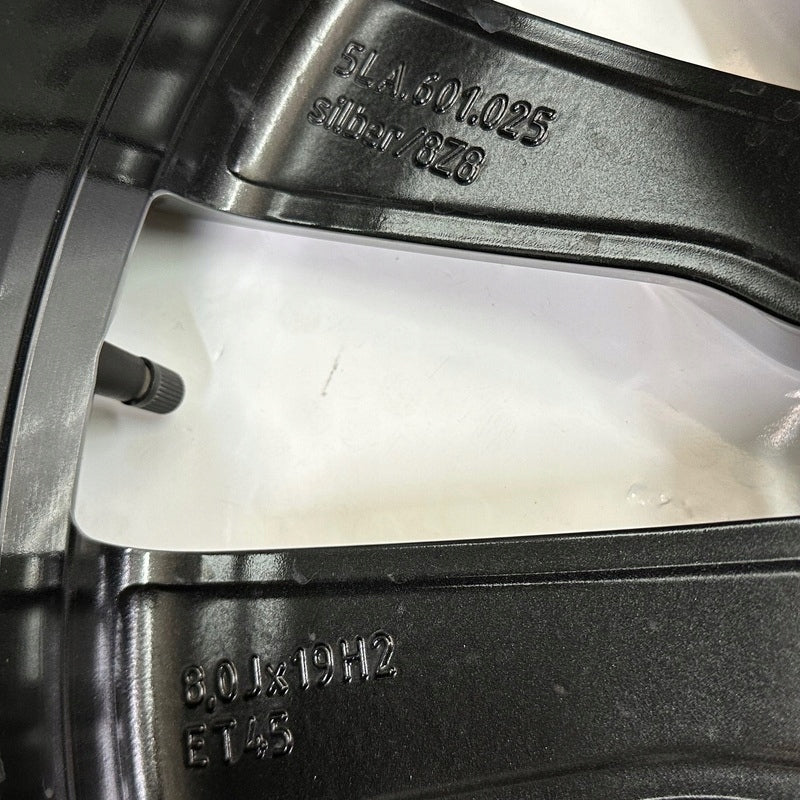 1x Alufelge 19 Zoll 8.0" 5x112 45ET Graphit 5LA601025 Skoda Rim Wheel