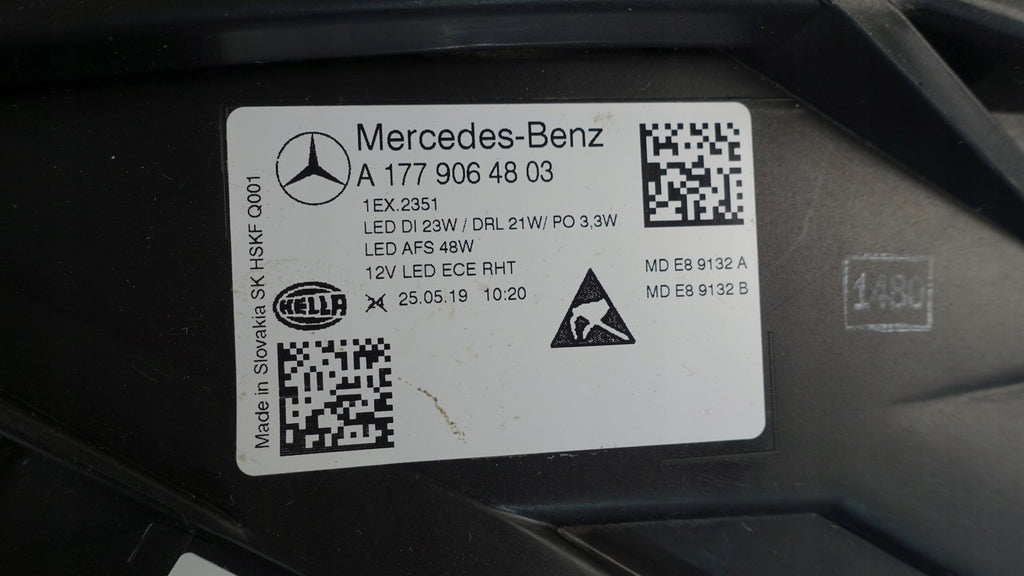 Frontscheinwerfer Mercedes-Benz A1779064803 LED Rechts Scheinwerfer Headlight SCH2734191337te