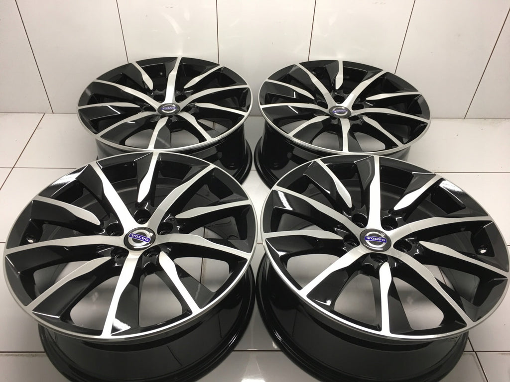 4x Alufelge 18 Zoll 8.0" 5x108 42ET Glanz Schwarz Volvo V60 I S60 Xc60 Rim Wheel FEL8411674997sg
