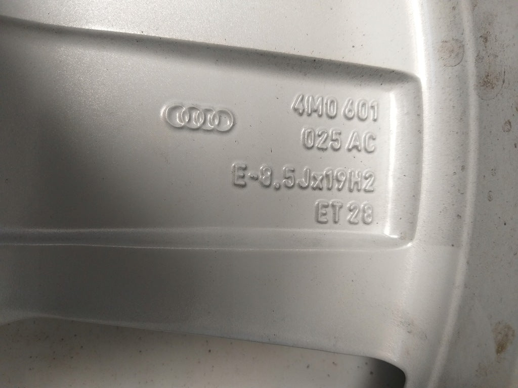 1x Alufelge 19 Zoll 8.5" 5x112 4M0601025AC Audi Q7 Rim Wheel FEL9148450994tx