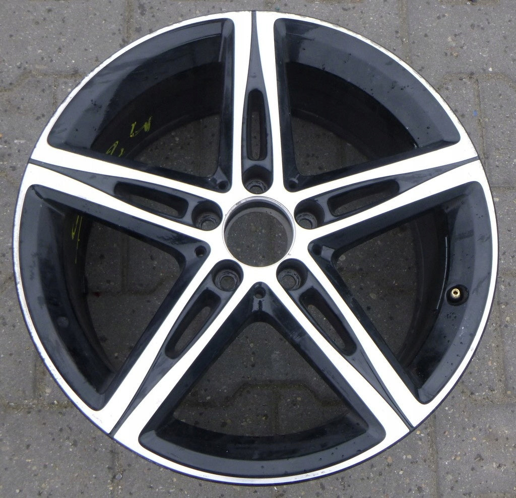 1x Alufelge 18 Zoll 7.5" 5x112 49ET Glanz Schwarz A1774010700 Mercedes-Benz FEL5476758795ty
