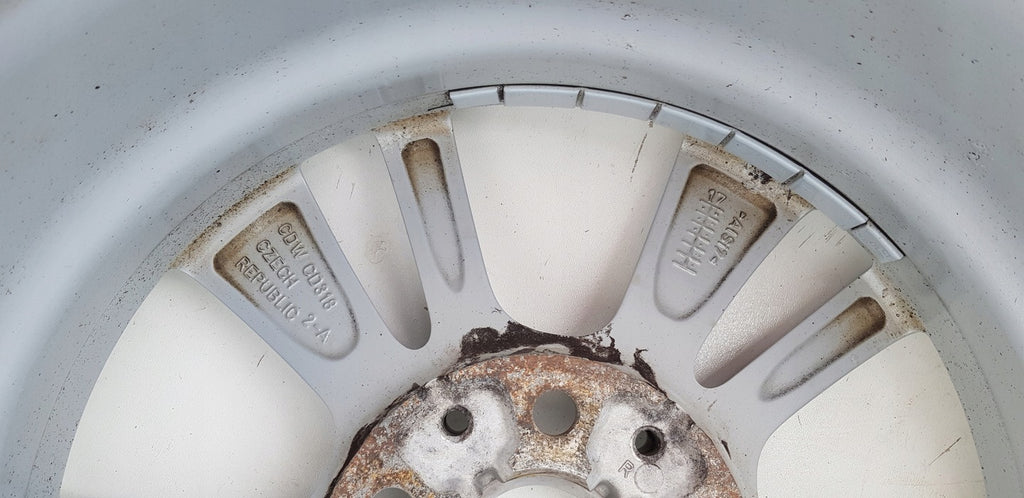 1x Alufelge 16 Zoll 7.0" 5x112 52ET Glanz Schwarz 6855085 BMW F45 F46 Rim Wheel