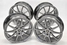 Load image into Gallery viewer, 4x Alufelge 17 Zoll 6.5" 5x112 49ET Glanz Grau A2464010102 Mercedes-Benz W176 FEL4896661548vb