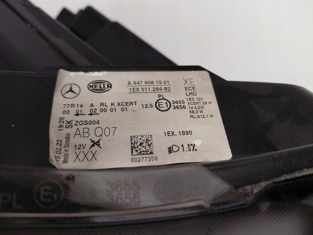 Frontscheinwerfer Mercedes-Benz W447 A4479061501 Full LED Rechts Headlight SCH3304445579lv