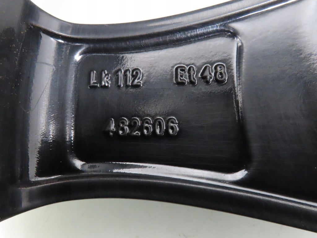 4x Alufelge 16 Zoll 6.0" 5x112 48ET Glanz Schwarz KBA49473 Skoda I Rim Wheel FEL7514968613ty