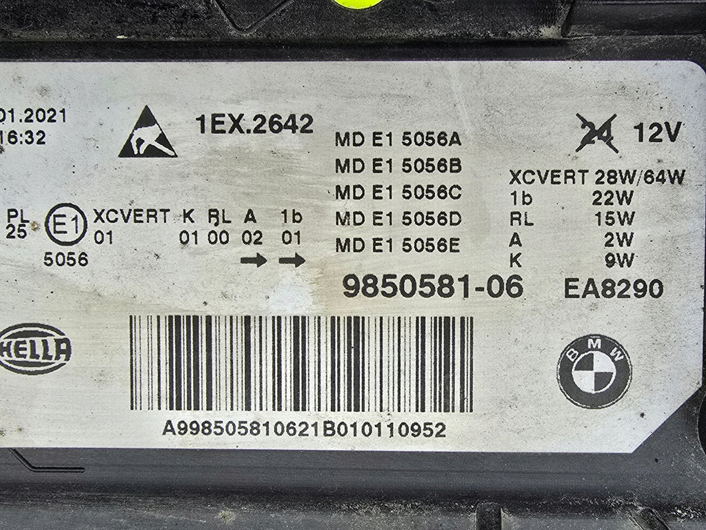 Frontscheinwerfer BMW 5 G31 G30 9850581-06 Links Scheinwerfer Headlight SCH9414608484qa