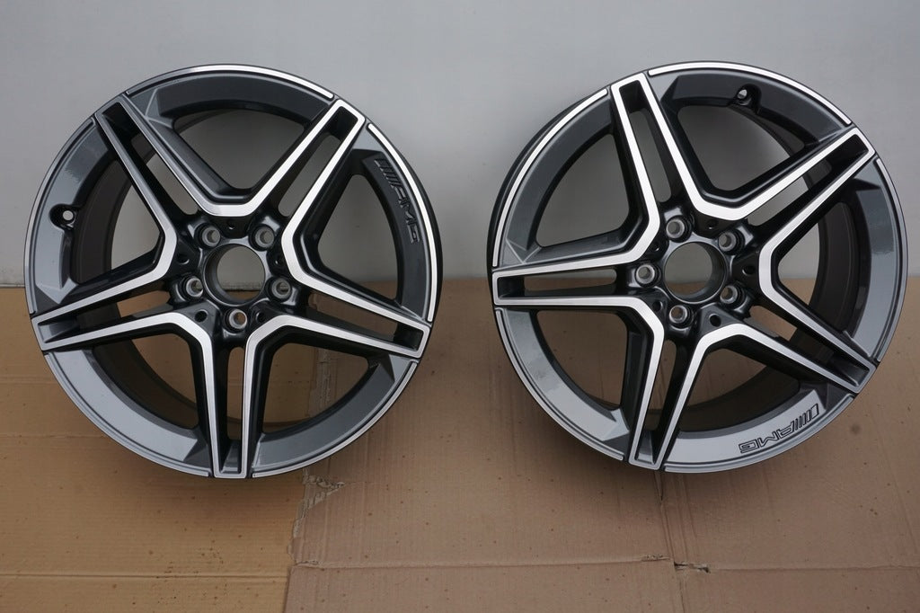 1x Alufelge 18 Zoll 8.0" 5x112 43ET Glanz Schwarz A2134016300 Mercedes-Benz Amg FEL7330318317uj