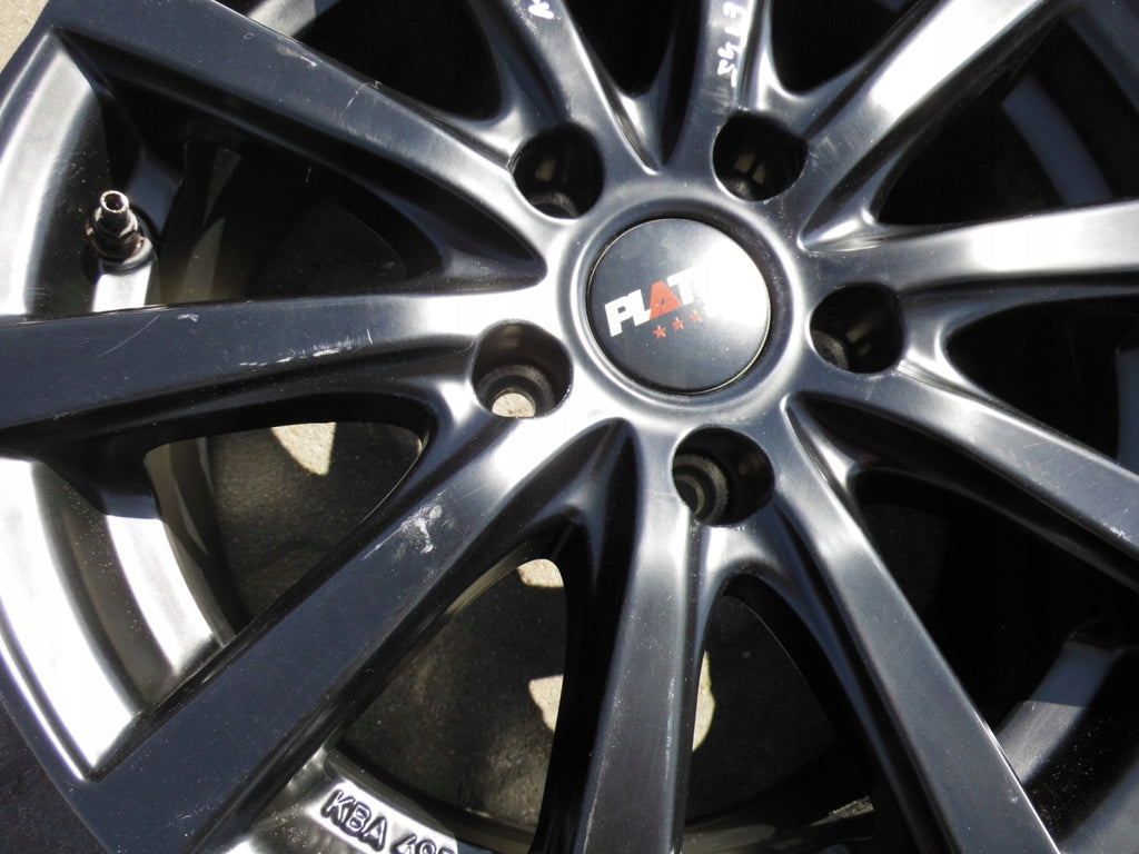 4x Alufelge 16 Zoll 7.0" 5x114.3 45ET Matt Schwarz Honda Civic I Accord FEL3055497557ge