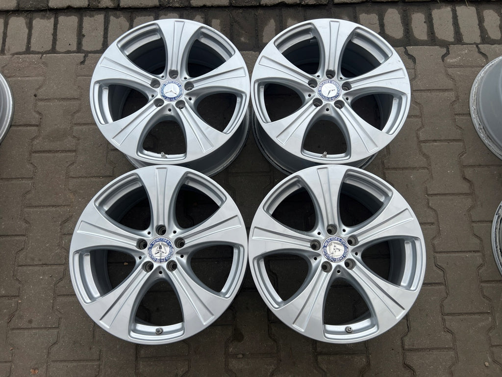 4x Alufelge 18 Zoll 8.0" 5x112 Glanz Silber A2534010800 Mercedes-Benz Vito FEL6332443496gp