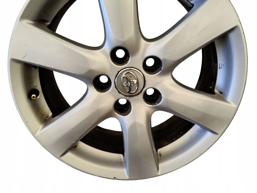 4x Alufelge 17 Zoll 7.0" 5x114.3 Glanz Silber Toyota Avensis Rim Wheel FEL1208259274gs