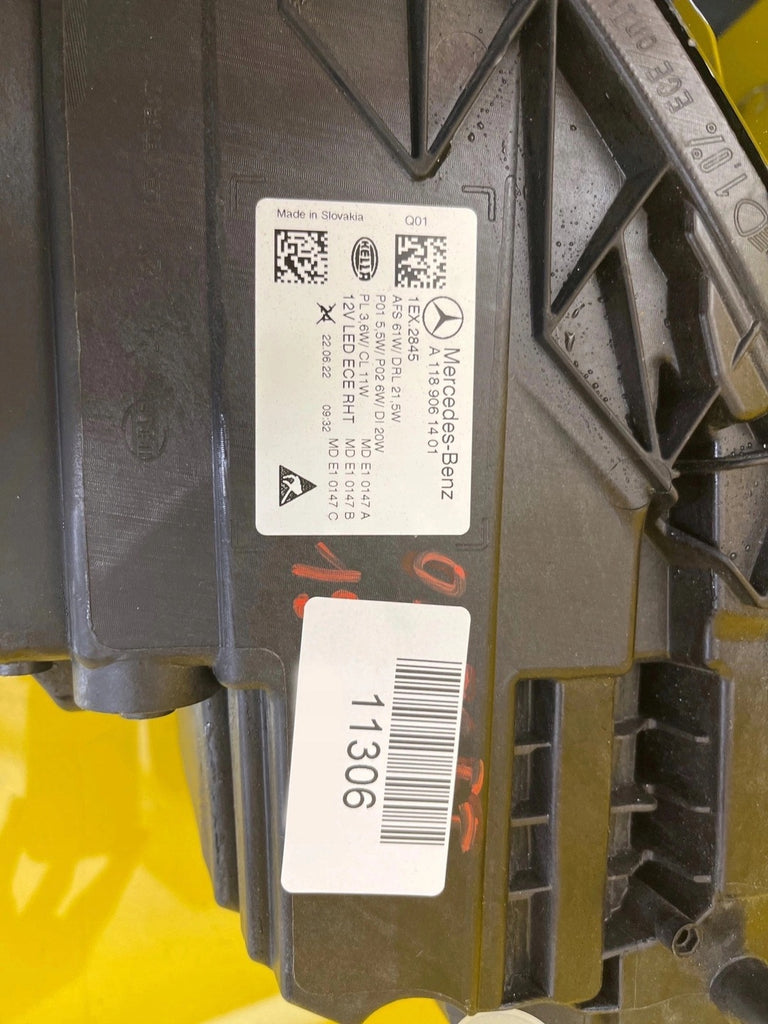 Frontscheinwerfer Mercedes-Benz Cla A1189061401 LED Rechts Headlight SCH6857660912zz