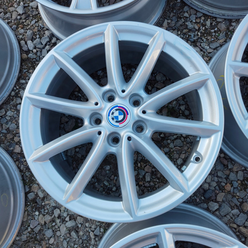 4x Alufelge 17 Zoll 7.5" 5x112 52ET Glanz Silber 6856061 BMW F45 Rim Wheel FEL4370508266fy