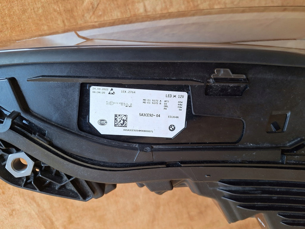 Frontscheinwerfer BMW IX I20 5A3CE92 LED Rechts Scheinwerfer Headlight