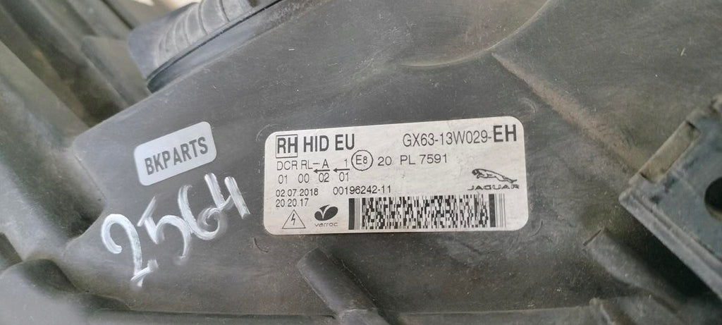 Frontscheinwerfer Jaguar Xf X260 F-Pace GX63-13W029-EH Xenon Rechts Headlight SCH2286547574ha
