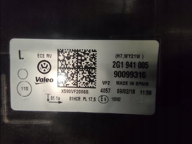 Frontscheinwerfer VW Polo 2G1941005 Halogen Links Scheinwerfer Headlight