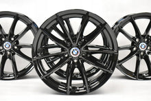 Laden Sie das Bild in den Galerie-Viewer, 4x Alufelge 18 Zoll 7.0" 5x112 22ET Glanz Schwarz 6880047 BMW X3 G01 G02 FEL2629458205po