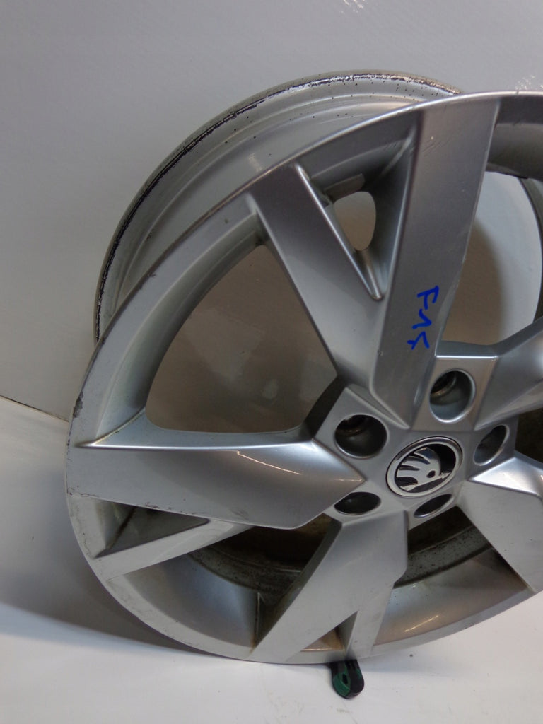 1x Alufelge 17 Zoll 7.0" 5x112 5E3601025 Skoda Octavia 5e3 Iv Rim Wheel FEL9319916757vy